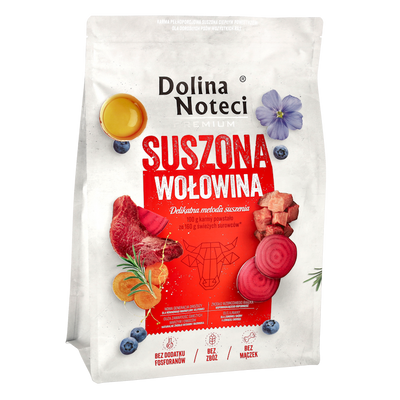 DOLINA NOTECI Premium Beef - gedroogd hondenvoer 3kg