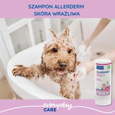 Virbac Allerderm shampoo voor de gevoelige huid van honden en katten 250 ml