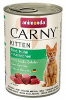 Animonda Cat Carny Kitten Rundvlees, Kip + Konijn 400g