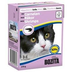BOZITA Cat Garnalen in Saus 370g
