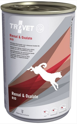 TROVET RID Renal & Oxalate For Dogs Can 400g