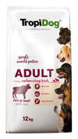 Tropidog Premium Adult Medium & Large Breed Beef & Rice 12kg 