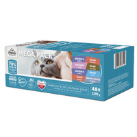 Frendi zakjes voor katten vissmaak in saus 48x100g