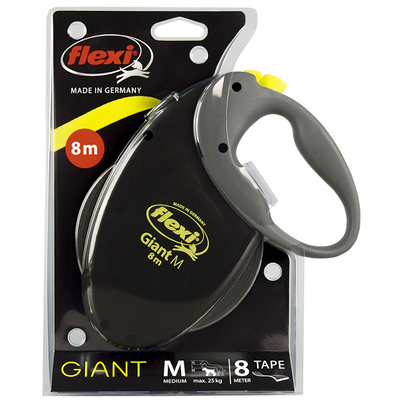 Flexi Leash Giant M Tape 8m tot 25 kg Neon