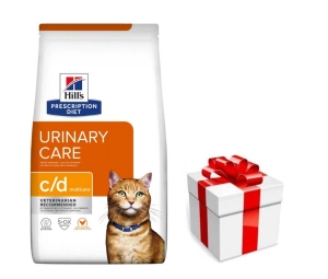 Hill's PD Prescription Diet Feline c/d Multicare 8kg + GRATIS een verrassing voor je kat!