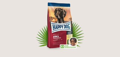 Happy Dog Supreme Africa 12.5kg + GRATIS een verrassing voor je hond!