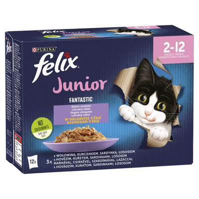 Felix Fantastic Junior Gelei 12x85g