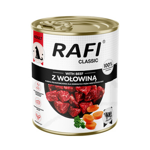 DOLINA NOTECI Nat hondenvoer Rafi Classic met rund 12x800g
