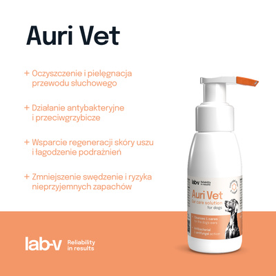 Lab-V Auri Vet - oorverzorgingsproduct voor honden 75 ml