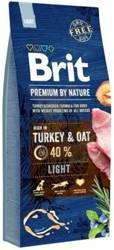 Brit Premium By Nature Light met kalkoen en haver 15kg