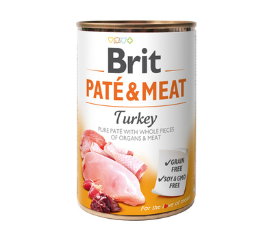 Brit Pate & Vlees met Kalkoen 400g