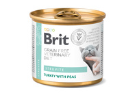 Brit Grain Free Veterinary Diet Katten Struvite Kalkoen met Erwten 6x200g