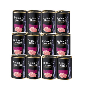 Dolina Noteci Premium voor katten rijk aan kalkoen 12x400g