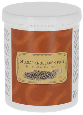 Delizia gegranuleerde knoflook voor paarden, 1 kg, Kerbl