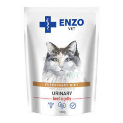 ENZO VET Urinary met rundvlees in gelei voor katten 100g
