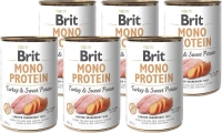Brit Mono Eiwit met Kalkoen en Zoete Aardappelen 6x400g