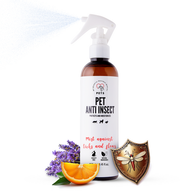 PETS ANTI INSECT - effectieve bescherming tegen teken, vlooien en andere insecten 250ml