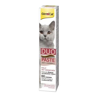 GIMBORN Gim Kattenpasta Anti-Haarbal Duo mout met kip 50g 