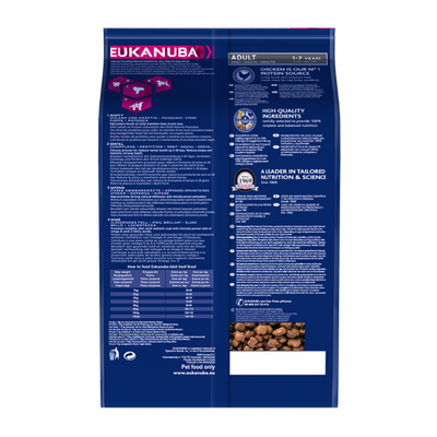 Eukanuba Adult Small Breed Chicken 2x15kg