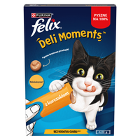 Felix Deli Moments Romige kattensnacks met kip 4x10g