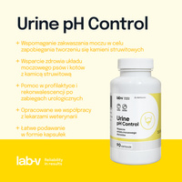 LAB-V Urine pH Controle - Ondersteuning voor honden en katten met struvietstenen 90 capsules