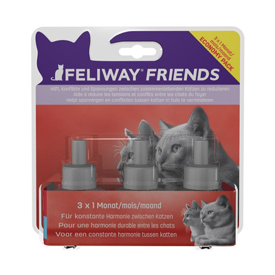 CEVA Feliway Friends navulling 3x48 ml met C.A.P. feromoon ECONOMY PACK
