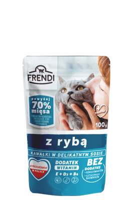 Frendi Stukjes in Delicate Vissaus 100g