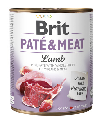 Brit Pate & Meat Lamb 12x800g