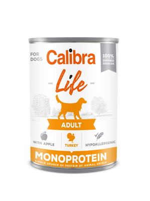 CALIBRA Dog Life Adult Kalkoen met appels 400g