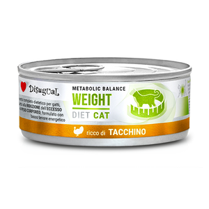 Disugual nat kattenvoer Veterinary WEIGHT kalkoen (volwassen) 12x85g