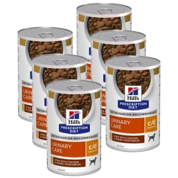HILL'S PD Prescription Diet Canine c/d stoofvlees 6x354g - blik