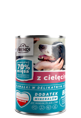 Frendi Stukjes in Zachte Saus met Kalfsvlees 400g