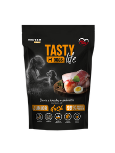 Tasty Dogs Life Junior eendengelei schotel 10x500g