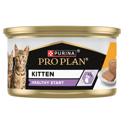 PRO PLAN Kitten Mousse met Kip Nat kittenvoer 12x85g