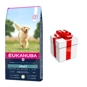 Eukanuba Adult Large Breed Lamb&Rice 12kg + GRATIS een verrassing voor je hond!