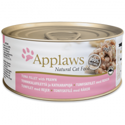 APPLAWS Tuna Fillet With Prawn In Broth Tin 70g