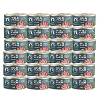 WILD FARM Mousse Lam 24x80g - graanvrije mousse voor katten