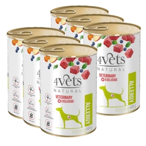 Dolina Noteci 4Vets Allergie voor Honden 6x400g