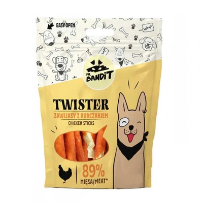 MR. BANDIT Kauwt Twisters Wraps met Kip 80g