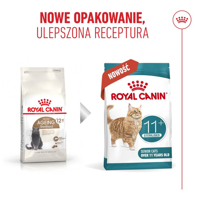 ROYAL CANIN Ageing Sterilised 11+ 2kg droogvoer voor volwassen katten vanaf 11 jaar, gesteriliseerd