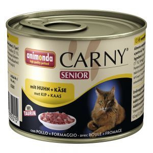 Animonda Cat Carny Senior Rundvlees + Kip met Kaas 200g