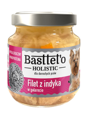 Basttet'o Holistic kalkoenfilet in galette voor honden 130g