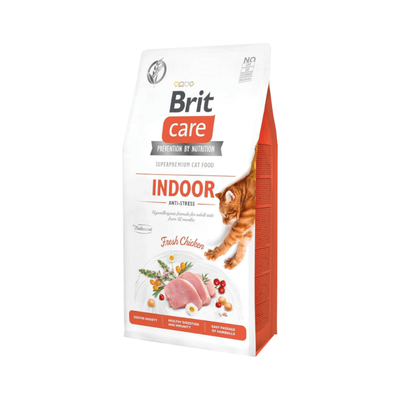 Brit Care Cat Grain-Free Indoor Anti-Stress met Kip 7kg