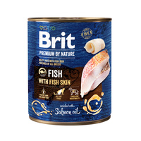 Brit Premium By Nature Vis Met Vishuid 800g