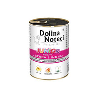 Dolina Noteci Premium Junior Rijk aan Kalkoenhartjes 24x400g