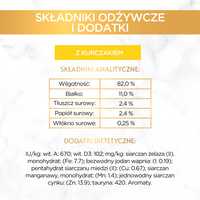 Purina Gourmet Gold Sauce Delight met Kip 85g