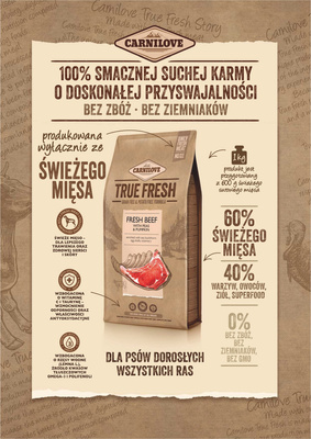 Carnilove Echt Vers Rundvlees 11,4kg