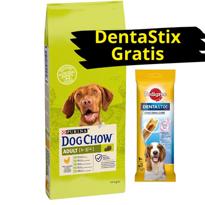 Purina Dog Chow Adult met lam 14kg + VERRASSING VOOR UW HOND