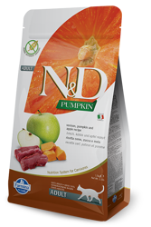 Farmina N&D Pumpkin Feline Adult Hertenvlees Pompoen-Appel Recept 5kg