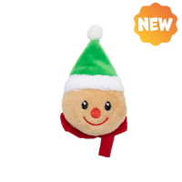 UNIQ PETS PLUS TOY PURRNIP katachtige peperkoekman hoofd met kattenkruid 7x6cm